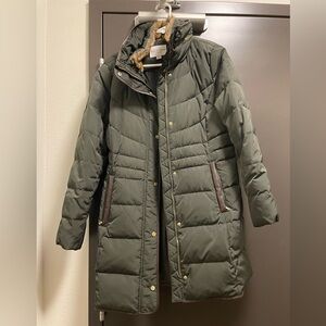 Cole Haan Women's Olive Puffer Coat
